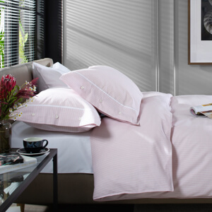 The Lyndon Company Southport Rose Stripe Duvet Cover Set